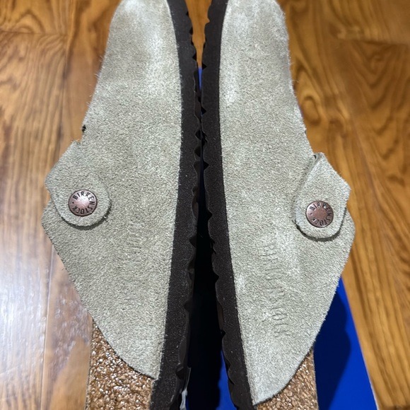 Birkenstock Boston taupe 7 narrow new - Picture 3 of 7